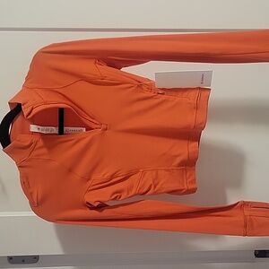 Lululemon It's Rulu Run 1/2 Zip Size 2 Warm Coral